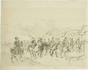 On Horseback Prints: Man on Horseback, n.d. Creator: Alphonse de Neuville