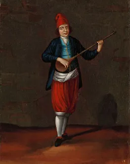 Fine Art Prints: Man from the Island of Sérifos, 1700-1737. Creator: Workshop of Jean Baptiste Vanmour