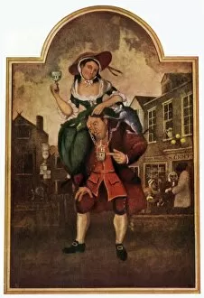 Chain Collection: The Man with the Load of Mischief, 18th century, (1943). Creator: William Hogarth