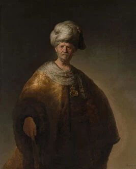 Man in Oriental Costume ( The Noble Slav ), 1632. Creator: Rembrandt Harmensz van Rijn