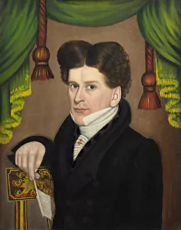 Man with a Pen, 1827/30. Creator: Jonas Welch Holman