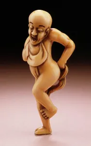 Man Pulling on Breechcloth, 19th century. Creator: Unknown