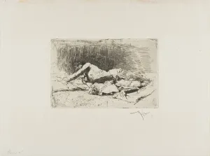 Torment Prints: Man Rolling, n.d. Creator: Mariano Jose Maria Bernardo Fortuny y Carbo