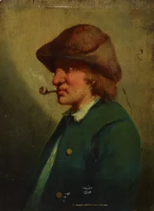 Brauwer Adriaen Prints: A man smoking a pipe, 1800-1899. Creator: Unknown