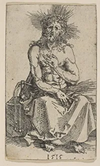 Wounds Prints: The Man of Sorrows, 1515. Creator: Albrecht Durer