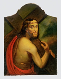 Religious Motif Prints: Man of Sorrows, 1801-1900. Creator: Jozef Miklosik