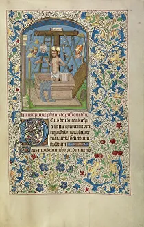 Vrelant Guillaume Prints: The Man of Sorrows; Arenberg Hours, early 1460s. Creator: Willem Vrelant