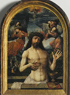 Passion Procession Prints: The Man of Sorrows. Artist: Cornelisz van Oostsanen, Jacob (ca. 1470-1533)