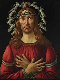 Botticelli Prints: The Man of Sorrows, c. 1500. Creator: Botticelli, Sandro (1445-1510)