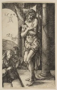 Metropo Prints: The Man of Sorrows, from The Passion, 1509. Creator: Albrecht Durer