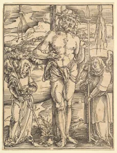 Cat O Nine Tails Gallery: Man of Sorrows, from Speculum Passionis Domini Nostri Ihesu Christi, 1507