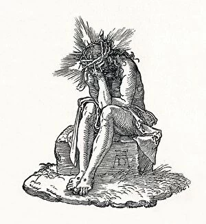 Sorrow Collection: The Man of Sorrows. Title-page to Small Passion. c1511, (1906). Artist: Albrecht Durer