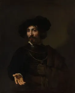 Breast Ornament Prints: Man with a Steel Gorget. Creator: Style of Rembrandt (Dutch)