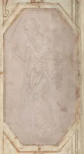 Man with a Stick, c. 1500. Creator: Filippino Lippi