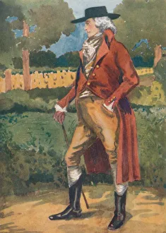 Calthrop Prints: A Man of the Time of George III, 1907. Artist: Dion Clayton Calthrop