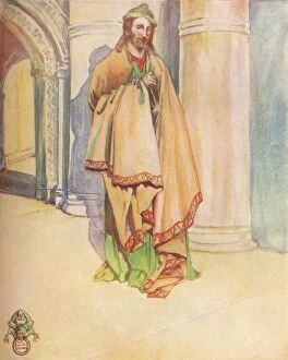 Crested Gallery: A Man of the Time of Henry I, 1907. Artist: Dion Clayton Calthrop