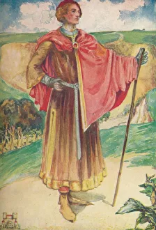 Henry Ii Curtmantle Prints: A Man of the Time of Henry II, 1907. Artist: Dion Clayton Calthrop