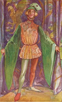 Henry V Prints: A Man of the Time of Henry V, 1907. Artist: Dion Clayton Calthrop