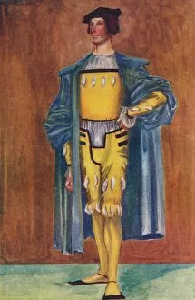 English Costume Gallery: A Man of the Time of Henry VIII, 1907. Artist: Dion Clayton Calthrop