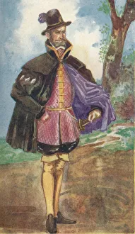 A Man of the Time of Mary, 1907. Artist: Dion Clayton Calthrop