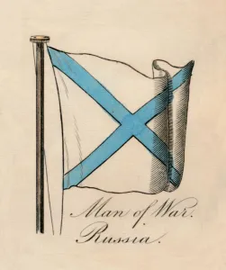 Son Co Prints: Man of War - Russia, 1838