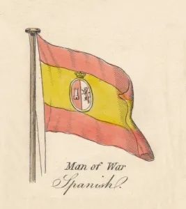 Rampant Prints: Man of War - Spanish, 1838