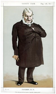 The only man who is ever known to make Mr Gladstone smile, 1871. Artist: Coide