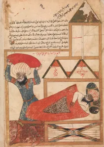 The Man who Pretends to be Asleep While the Thief Enters his House..., 18th century The Man who Pretends to be Asleep While the Thief Enters his House..., 18th century