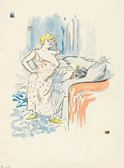 Prostitution Gallery: Man and Woman. Creator: Henri de Toulouse-Lautrec