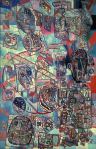 Images Dated 5th June 2013: The Man in the World, 1925. Artist: Filonov, Pavel Nikolayevich (1883-1941)