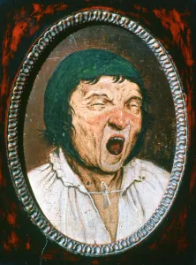 Tired Prints: Man Yawning, c1545-1569. Artist: Pieter Bruegel the Elder