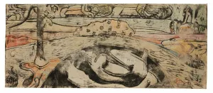 Afterlife Gallery: Manao tupapau (She Thinks of the Ghost or The Ghost Thinks of Her), 1894 / 95