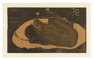 Manao Tupapau Prints: Manau tupapau (She Thinks of the Ghost or The Ghost Thinks of Her)