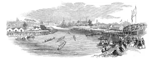 Greater Manchester Prints: Manchester Regatta - from a sketch by Mr. Hayes, 1844. Creator: Unknown