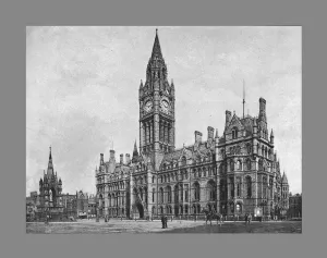 Manchester Collection: Manchester Town Hall, c1900. Artist: H Garside
