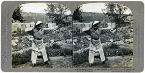 Ch Graves Collection: A Manchurian archer, China, 1904. Artist: CH Graves