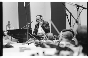 Mancini Henry, CTS Studios, Wembley, London, 1990. Artist: Brian O Connor