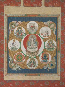Good Fortune Prints: Mandala of the One-Syllable Golden Wheel, 18th century. Creator: Unknown