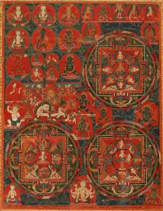 Symbols Prints: Three Mandalas, 16th century. Creator: Anon