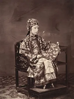 Mandarin Prints: Mandarin Wife, 1860-1863. Creator: Milton M. Miller
