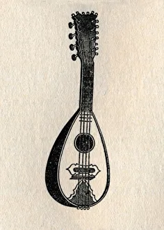 Mandolin Prints: The Mandoline, 1895. Creator: Unknown