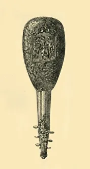 Mandolin Prints: Mandore, 1640, (1881). Creator: D Jones