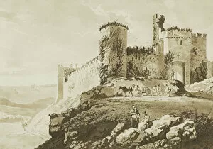 Manerbawr Castle in Pembroke Shire, from Twelve Views in Aquatinta from Drawings taken