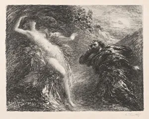 Manfred and Astarte, 1892. Creator: Henri Fantin-Latour (French, 1836-1904)