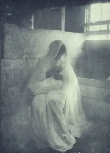 Manger Prints: The manger, c1900. Creator: Gertrude Kasebier