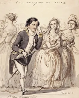 Fritz Ludvig Von Dardel Prints: Un mangeur de coeurs. Albert Ehrensvärd