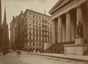 Federal Hall Prints: Manhattan Trust Company, New York, 1870s-80s. Creator: Unknown