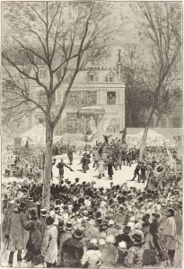 Birthday Prints: Manifestation populaire du 27 Fevrier pour feter le 80 anné