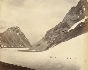 Bourne Prints: The Manirung Pass, 1860s. Creator: Samuel Bourne