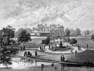 Swans Prints: Manley Hall, the new public park for Manchester, 1880. Creator: Unknown